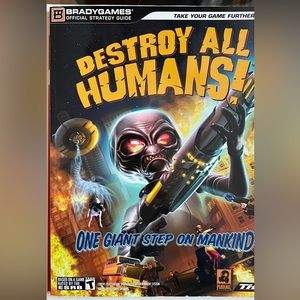 Destroy all humans game manual for Nintendo WII operations manual